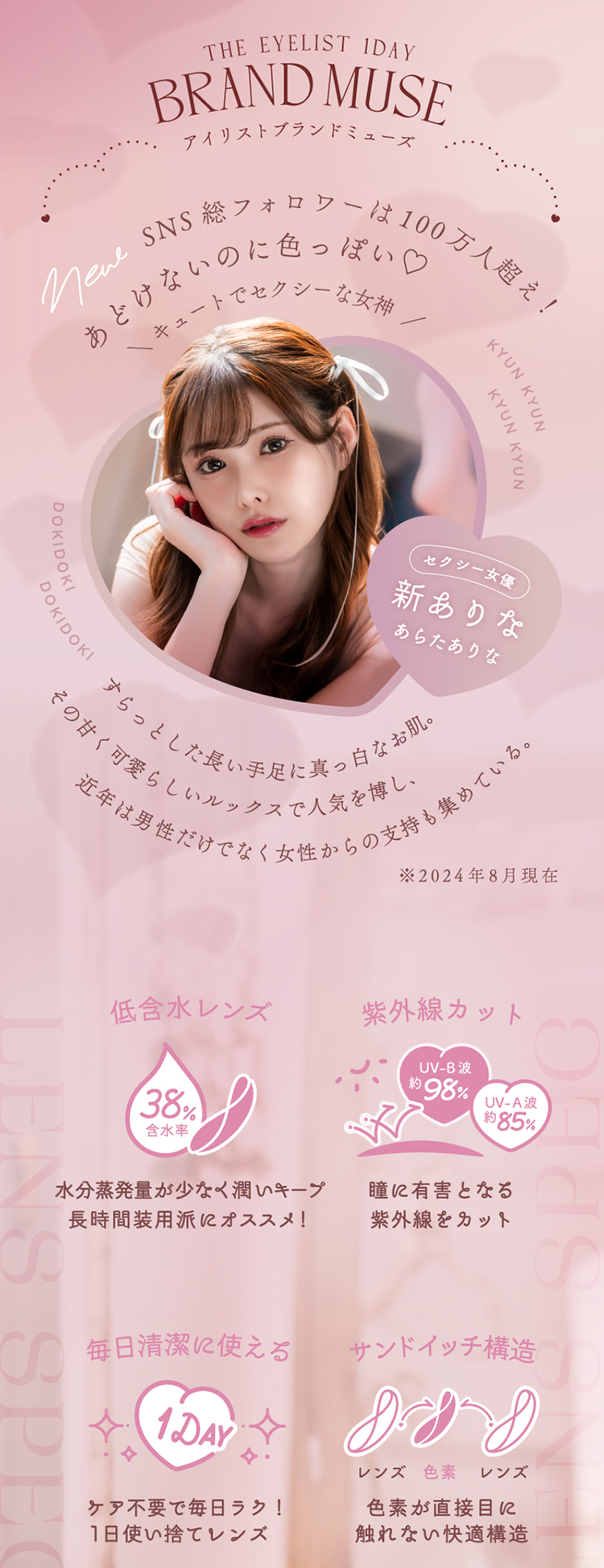 アイリストワンデーのこだわり商品スペック