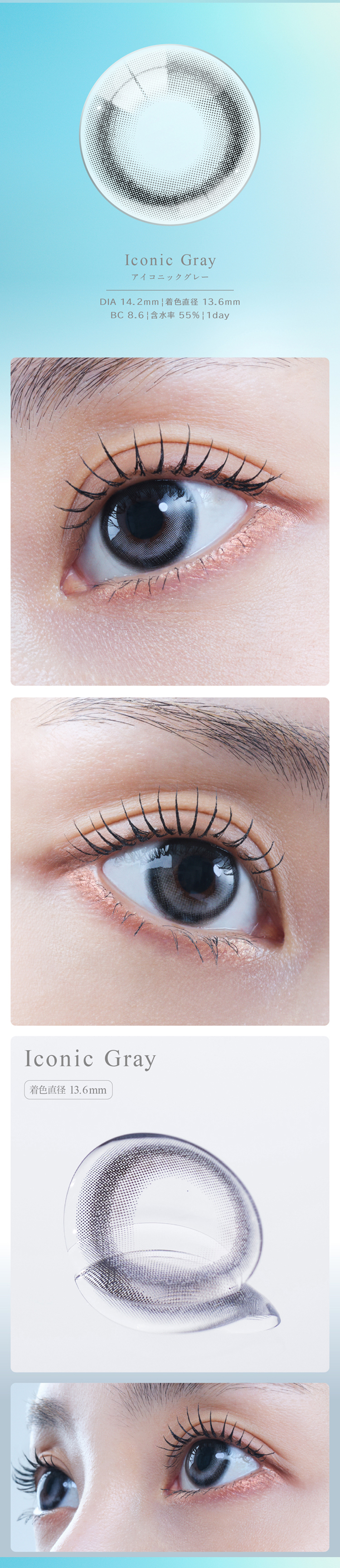 アイスター「アイコニックグレー」