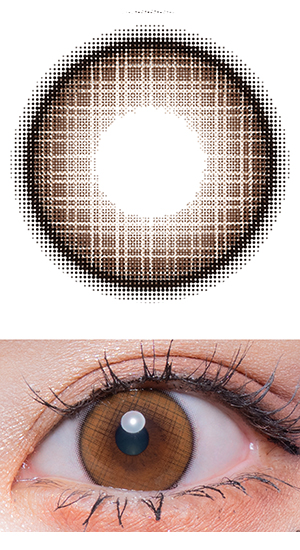 ワッフルチェックブラウン