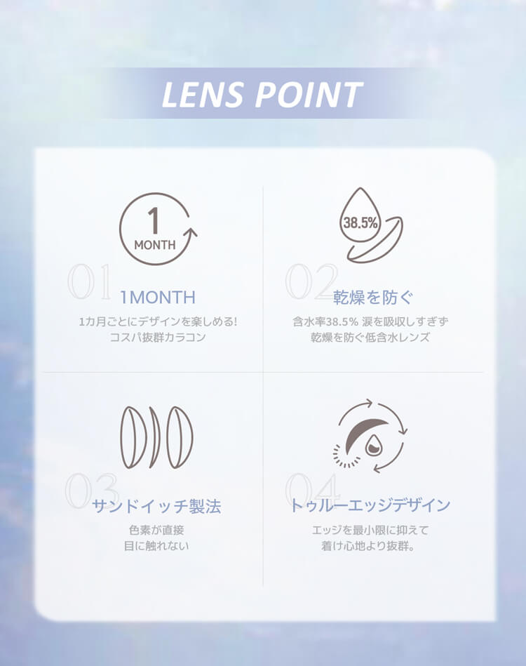 オマイオのこだわりレンズポイント