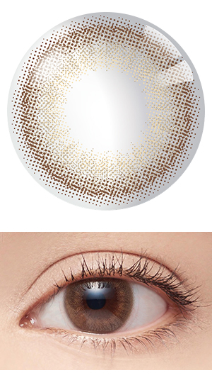 アリエル(ベージュ×ペールブラウン)