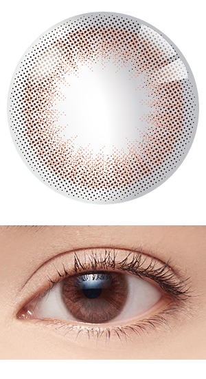 ラプンツェル(ピンク×クリアブラウン)