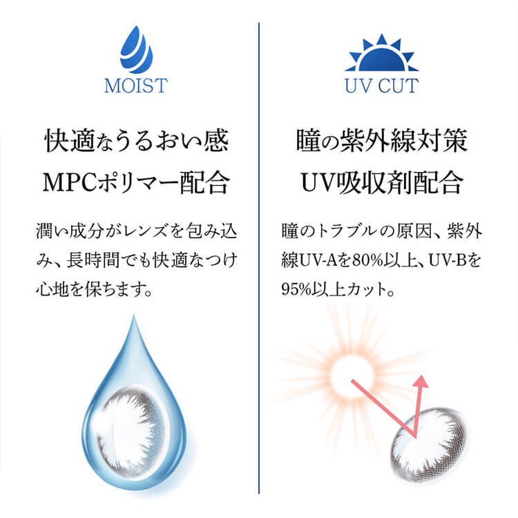 ピュアアクアリングツーウィーク55バイゼル/pure aqua ring 2week 55 by ZERU.