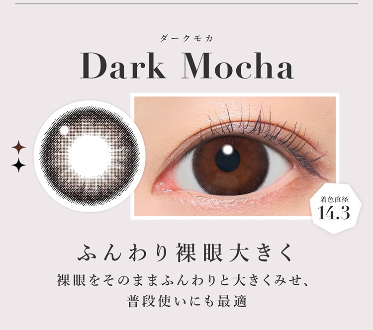 シークレットキャンディーマジックワンデー「ダークモカ」