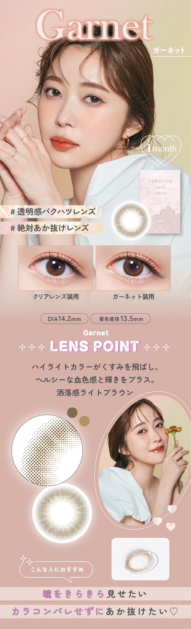 トパーズマンスリー「ガーネット」