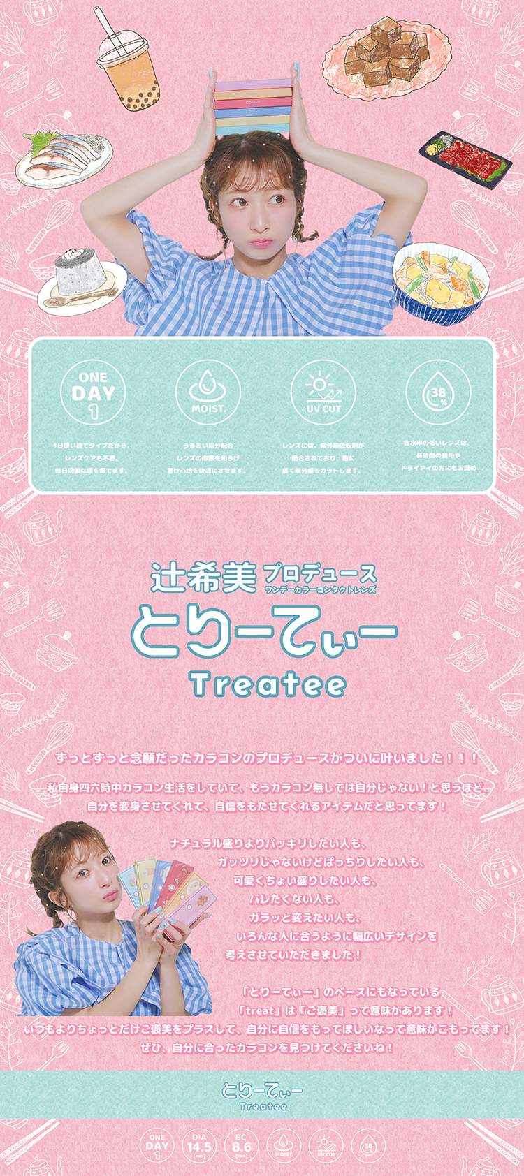 とりーてぃーのこだわりレンズスペック