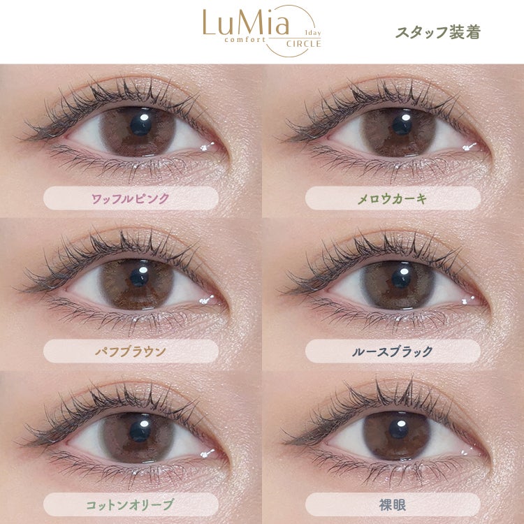 森絵梨佳イメージモデルのルミアコンフォート ワンデーサークル(LuMia