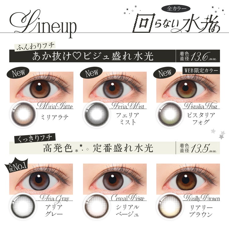 米澤りあちゃんプロデュースのリアリアワンデー(RIARIA)｜カラコン